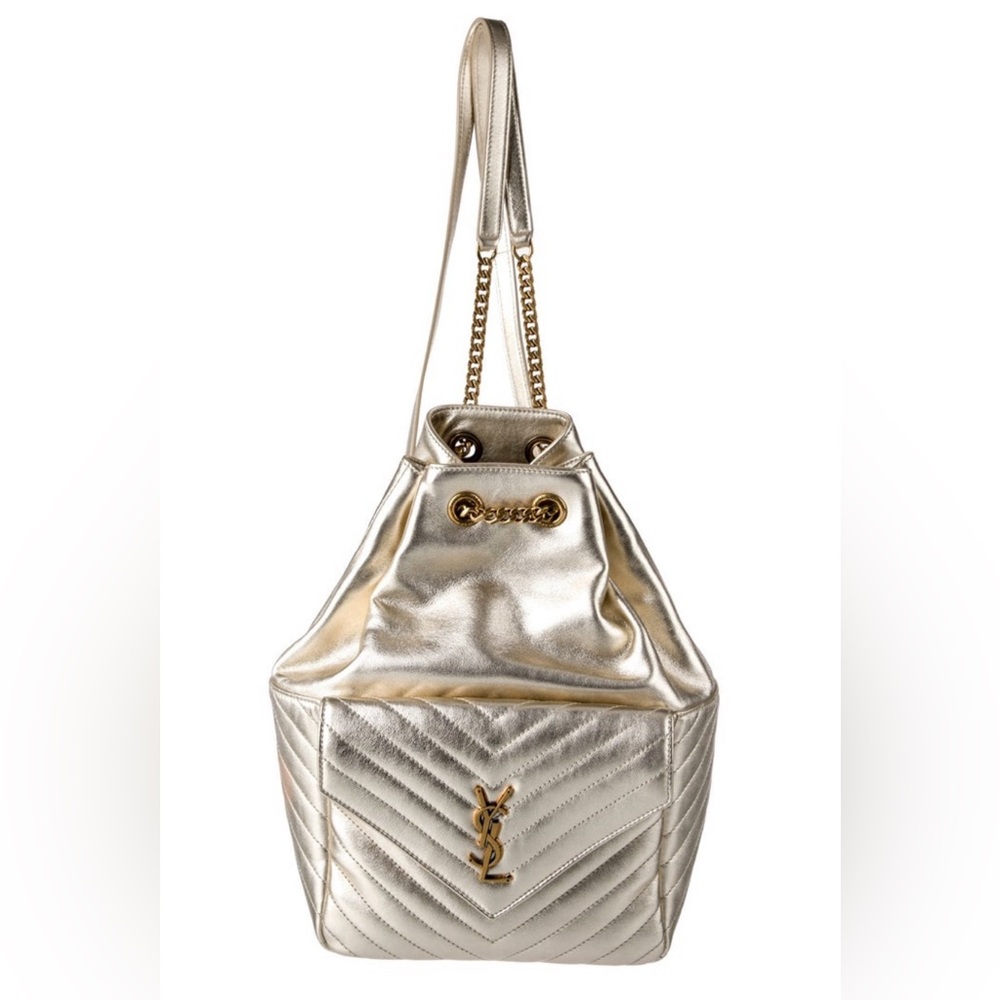 Saint Laurent Joe backpack in Gold